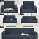 Premium Spandex Stretchable Plain Sofa Covers